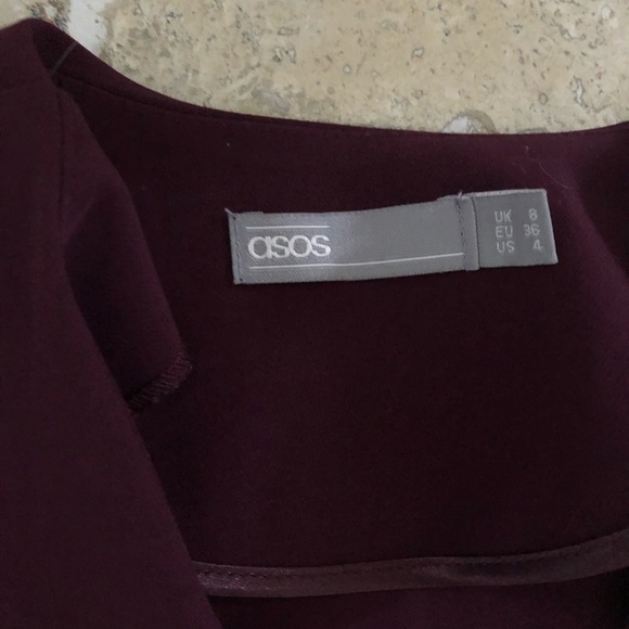 ASOS Romper Wine Wrap - Picture 5 of 6